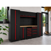 Zestaw mebli warsztatowych AXTON IV 335 cm – garaż, warsztat, serwis | czarny